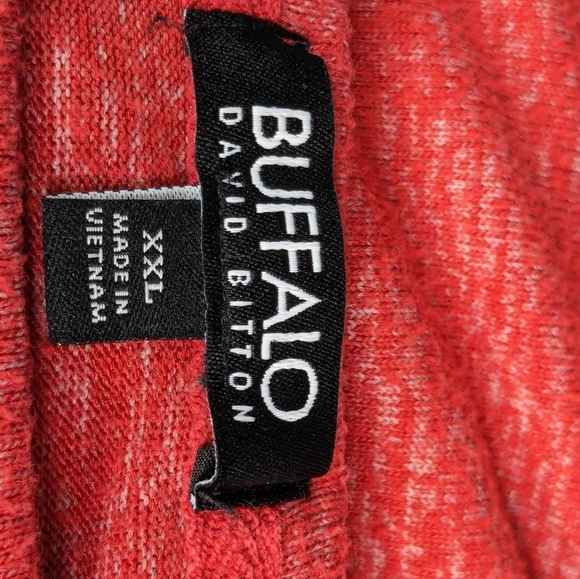 Buffalo David Bitton long sleeve stretch knit pullover top plus size xxl BBIN - Picture 3 of 9